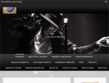 Tablet Screenshot of michael-jackson-memorial-munich.com